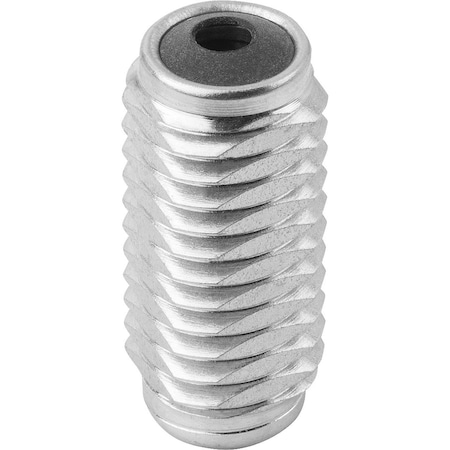 Lateral Spring Plunger Spring Force, W Threaded Sleeve Wout Thrust Pin, D=M12 L=11,5, Form:B, Steel,